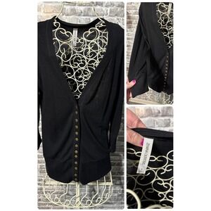 Zenna Premium Black Cardigan‎
